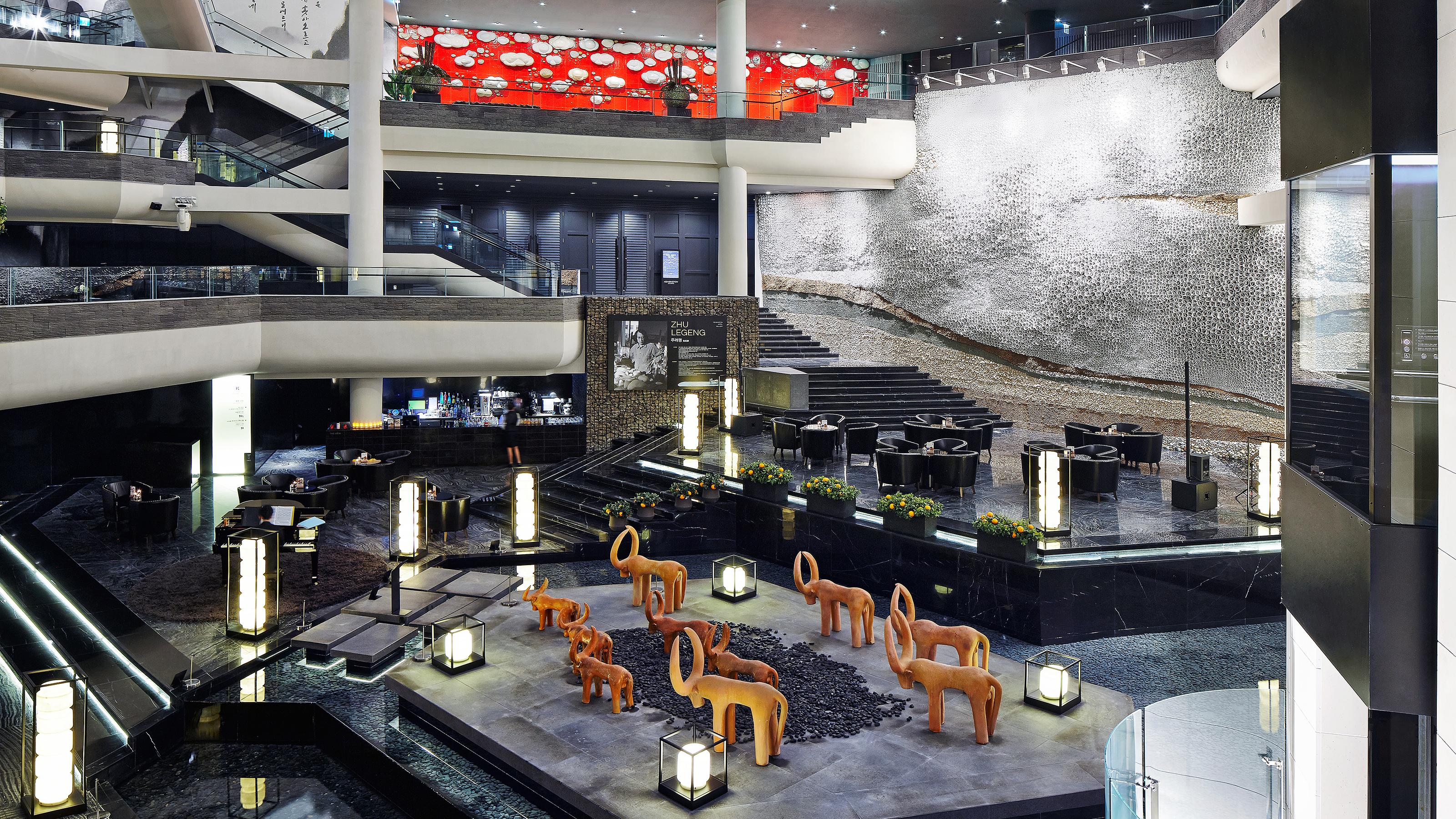 Kensington Jeju Hotel Kültér fotó The lobby of the hotel